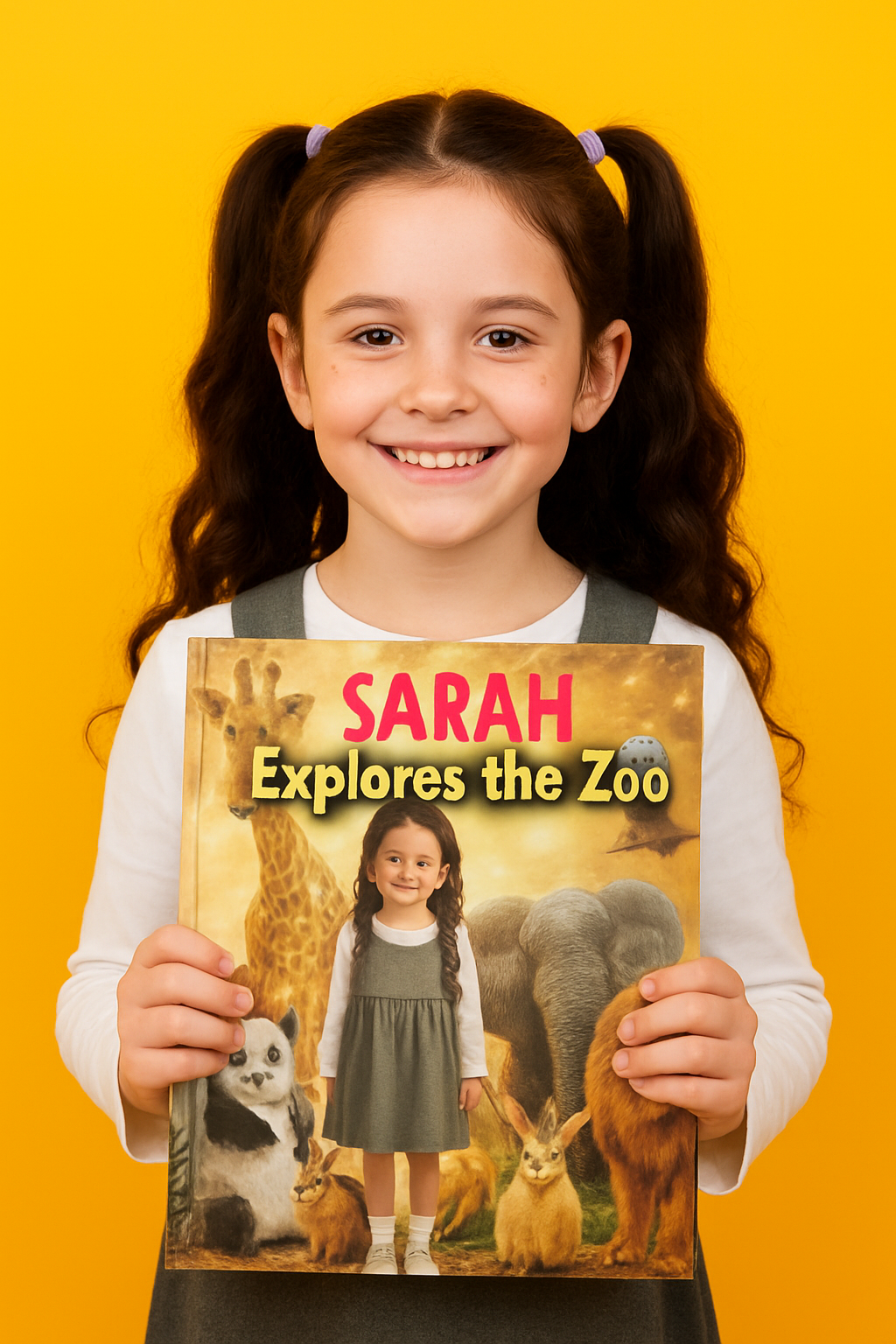 Girl Explores the Zoo