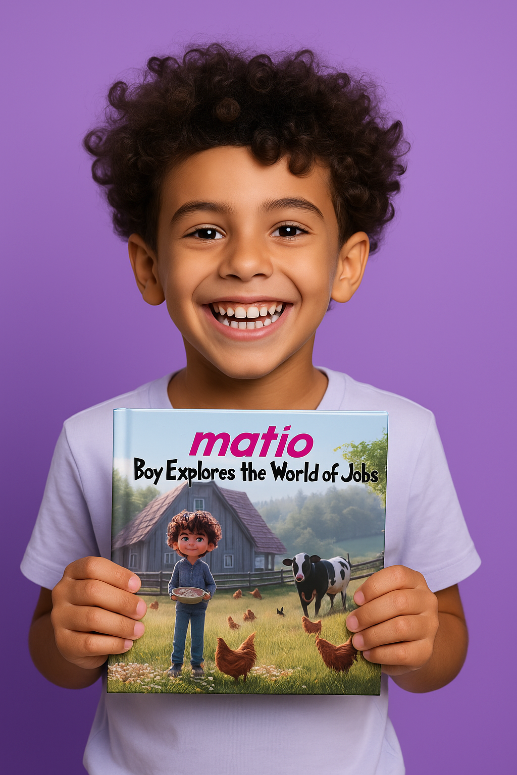 Boy Explores the World of Jobs